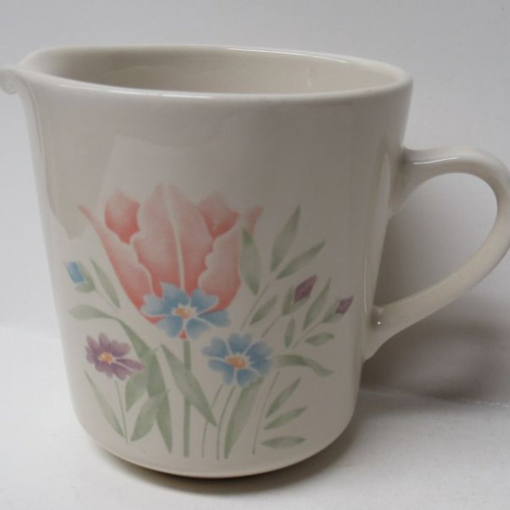 Corning Corelle French Garden 3 1/8 Inch High Creamer or Cream Pitcher